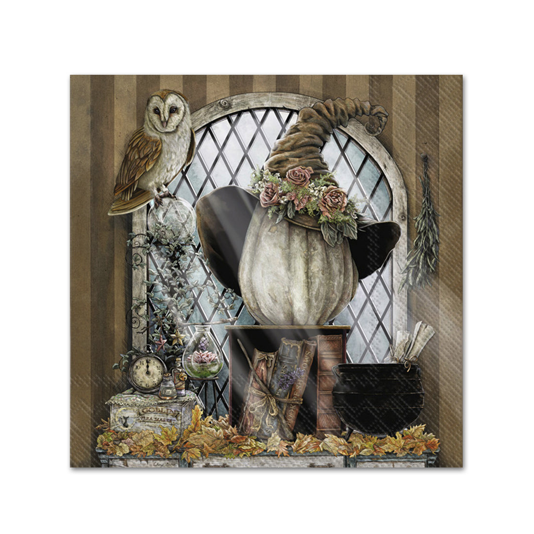Witching Hour Halloween Paper Beverage Napkins