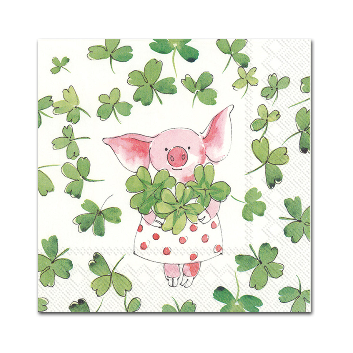 Piggy Luck Paper Beverage Napkins