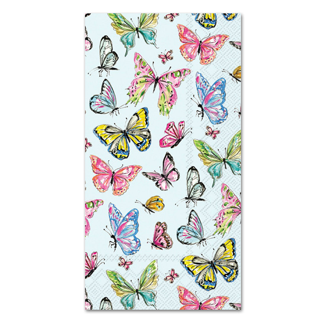 Butterfly Medley Paper Guest Towels - Buffet Napkins