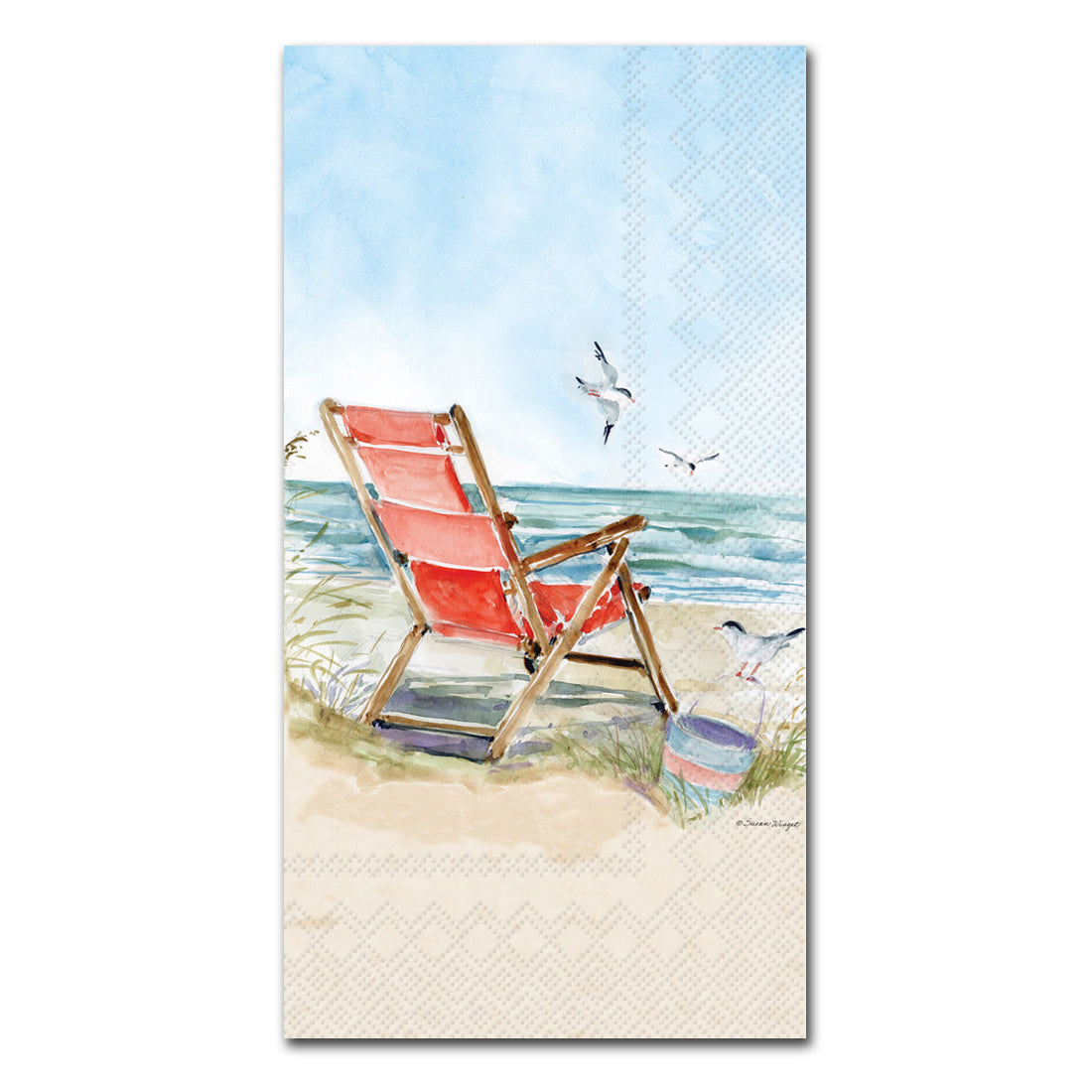 Beach Chairs Paper Guest Towels - Buffet Napkins