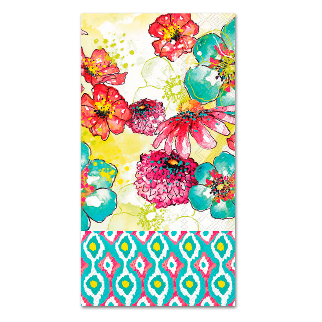 Breezy Blooms Paper Guest Towels - Buffet Napkins