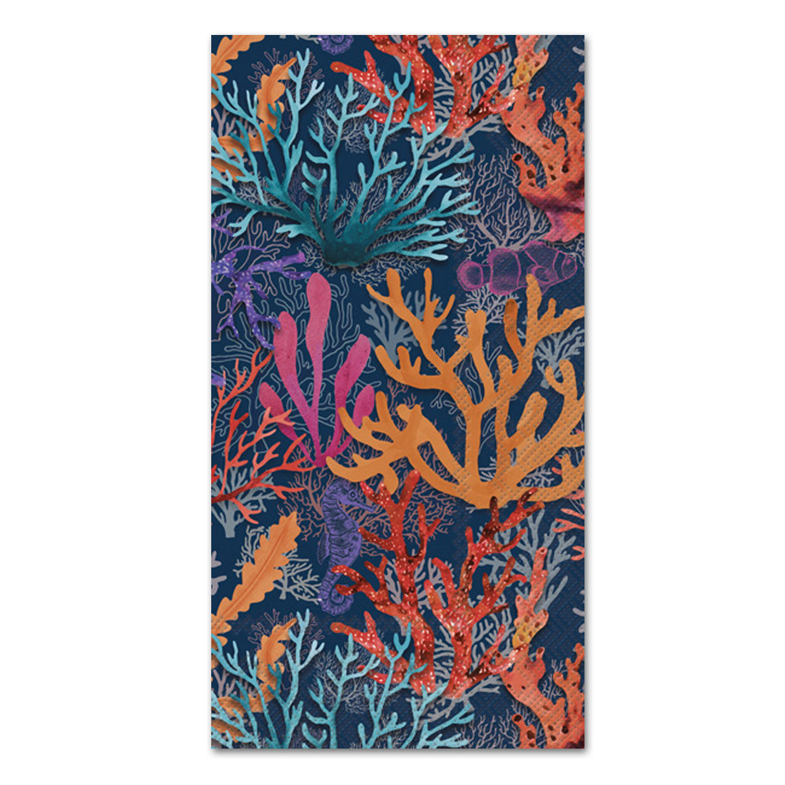 Coral Reef Paper Guest Towels - Buffet Napkins