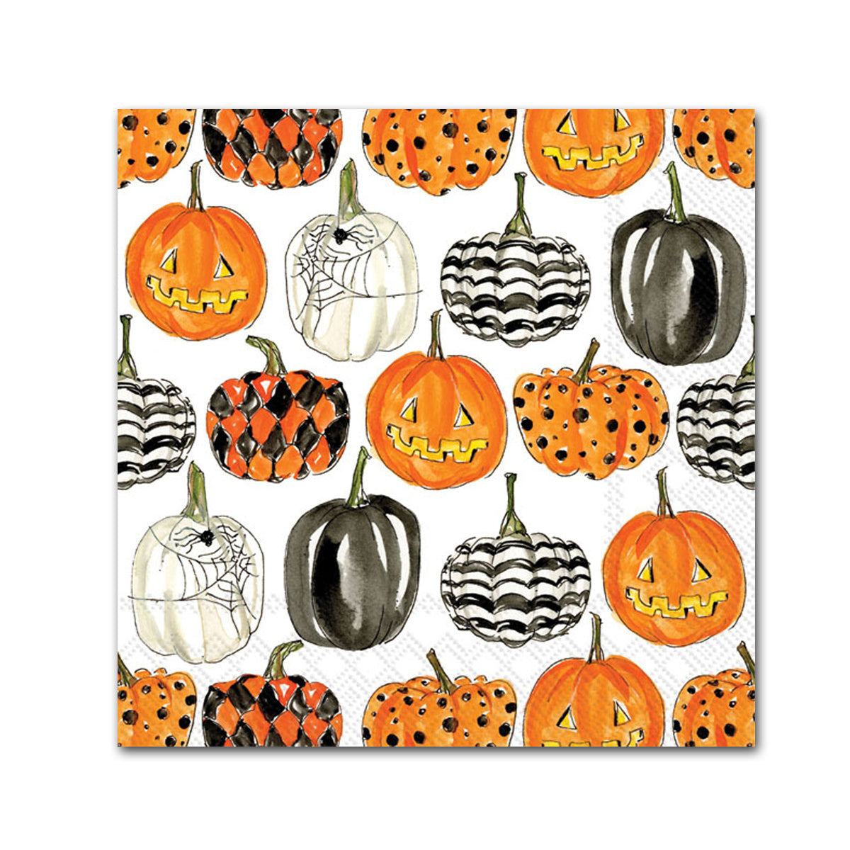 Pumpkin Party Paper Beverage Napkins