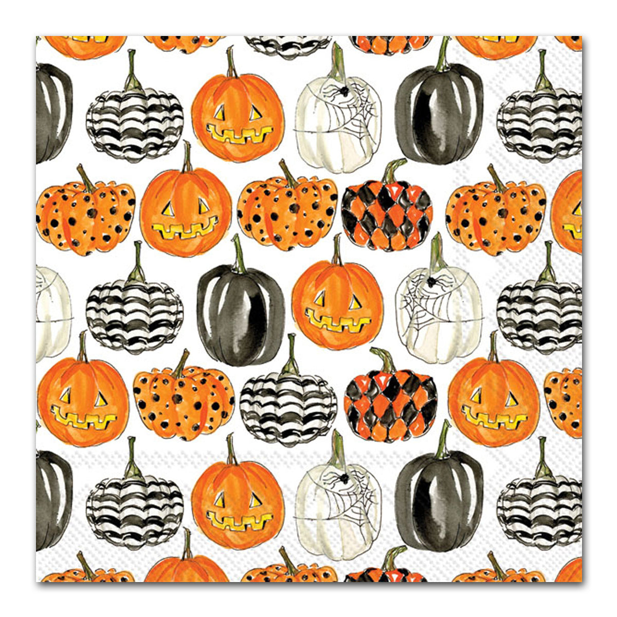 Pumpkin Party Paper Luncheon Napkins