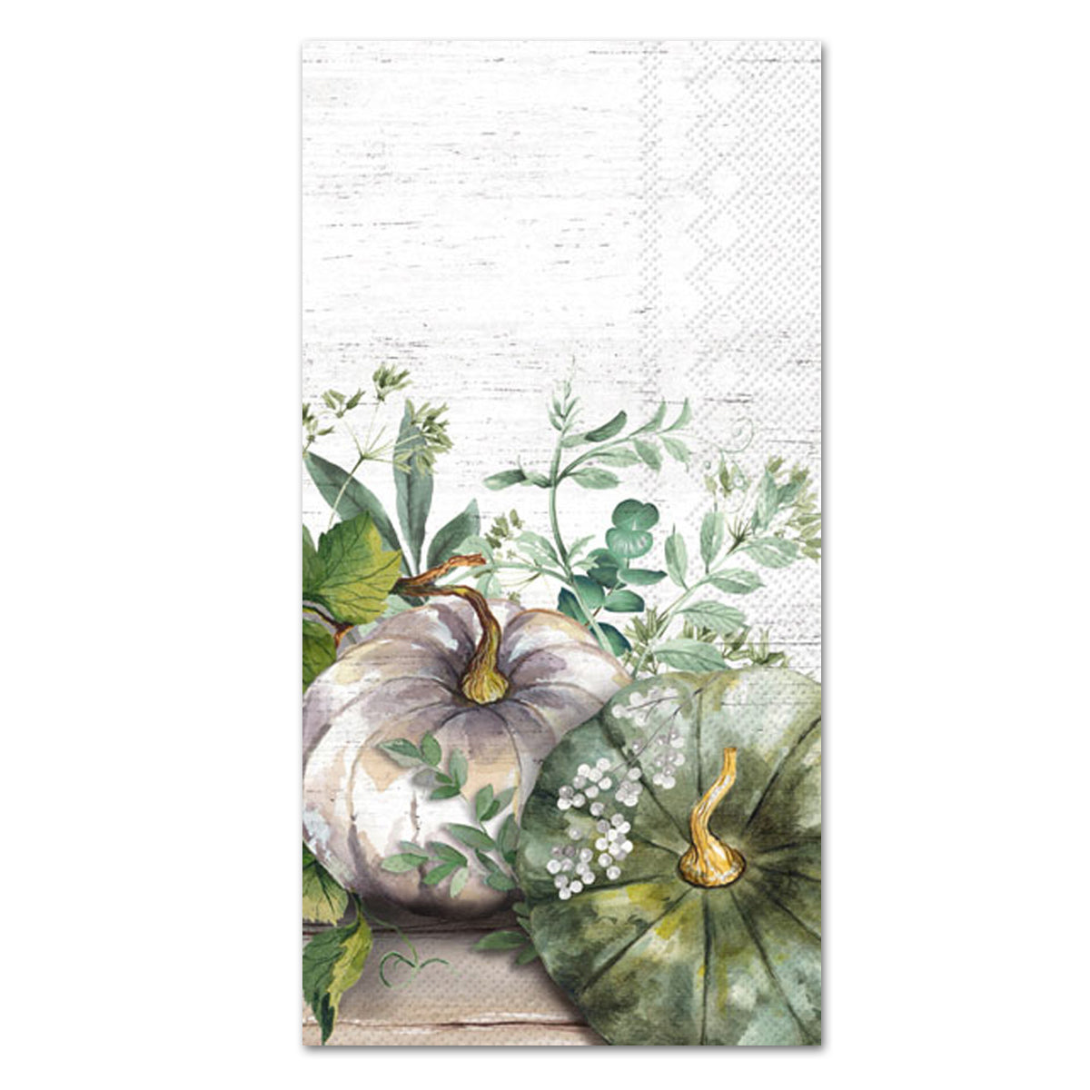 Pumpkin Season Cream Paper Guest Towels - Buffet Napkins