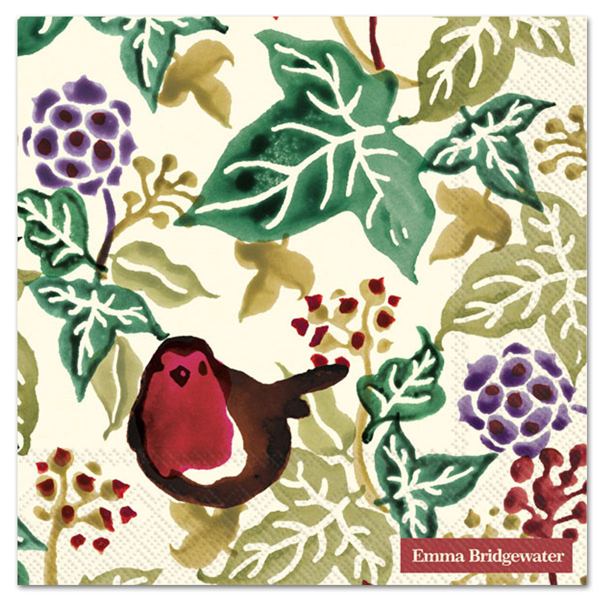 Christmas Ivy Paper Luncheon Napkins