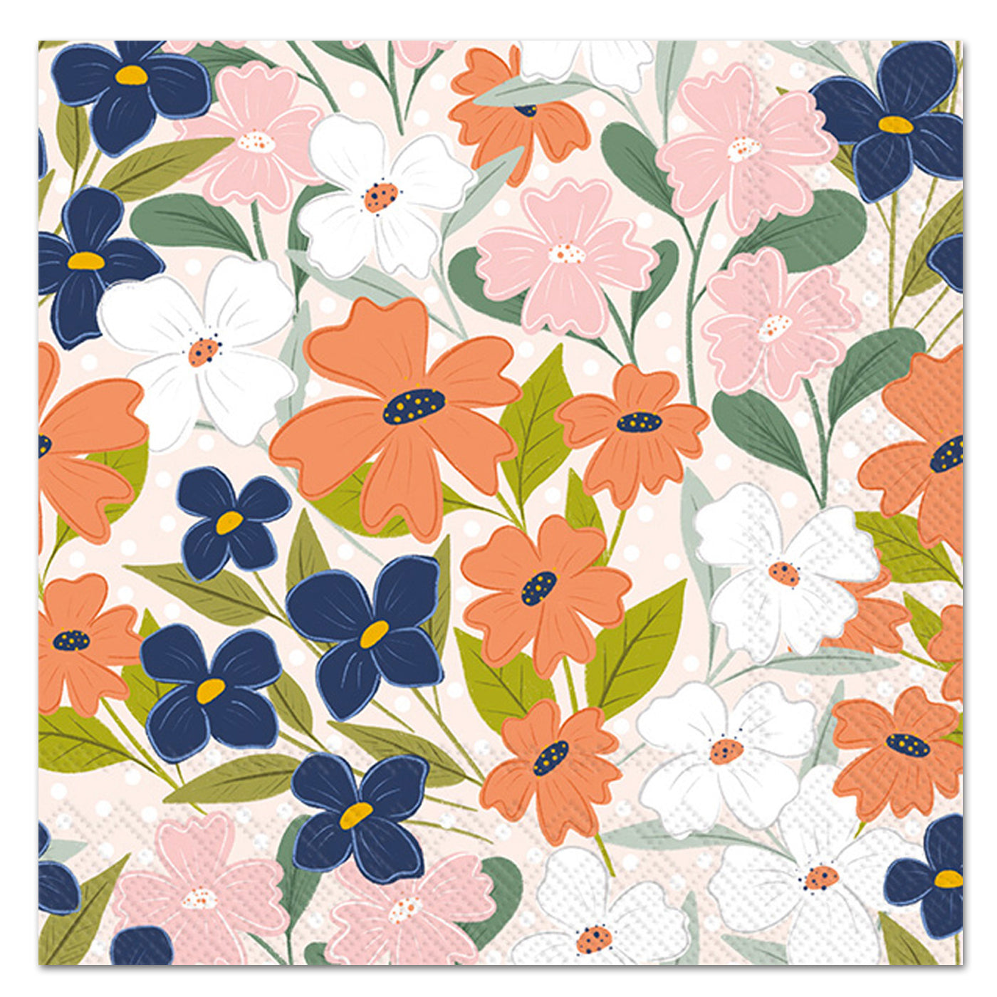 Flower Meadow Paper Luncheon Napkins