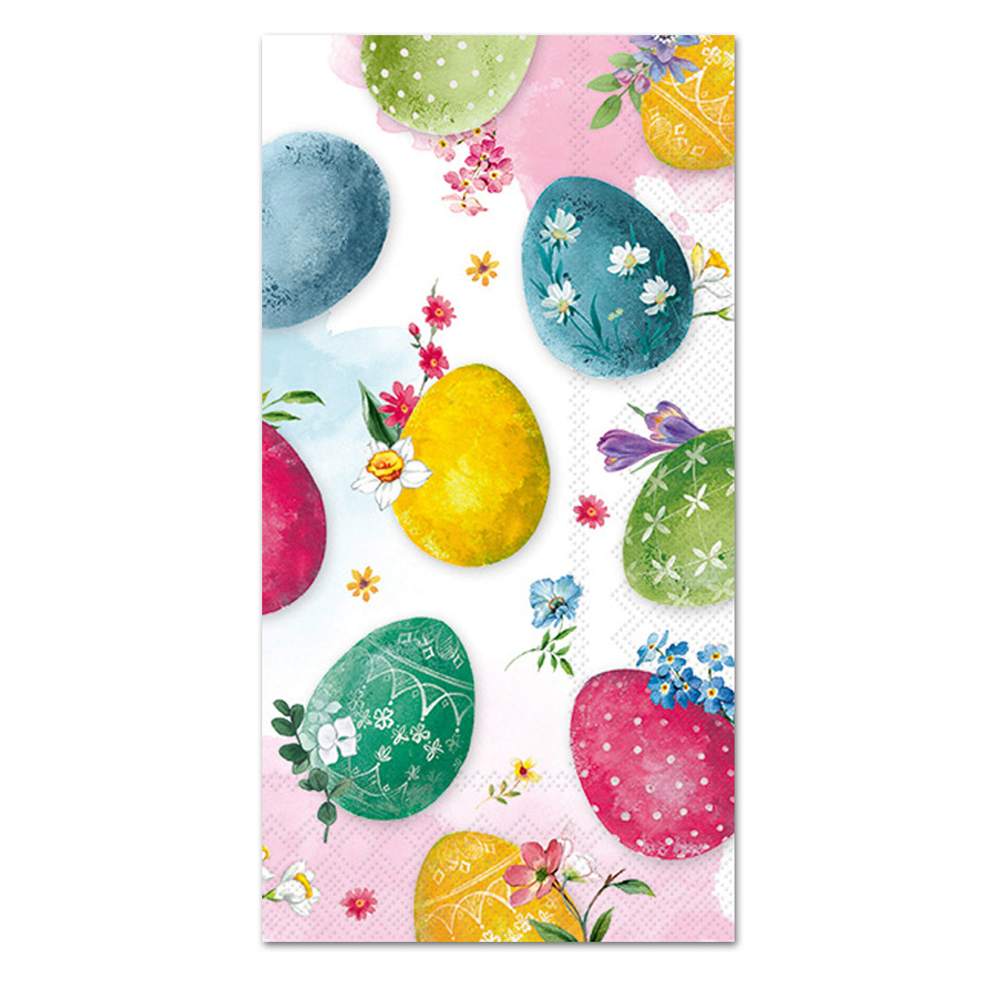 Painted Easter Eggs Paper Guest Towels - Buffet Napkins