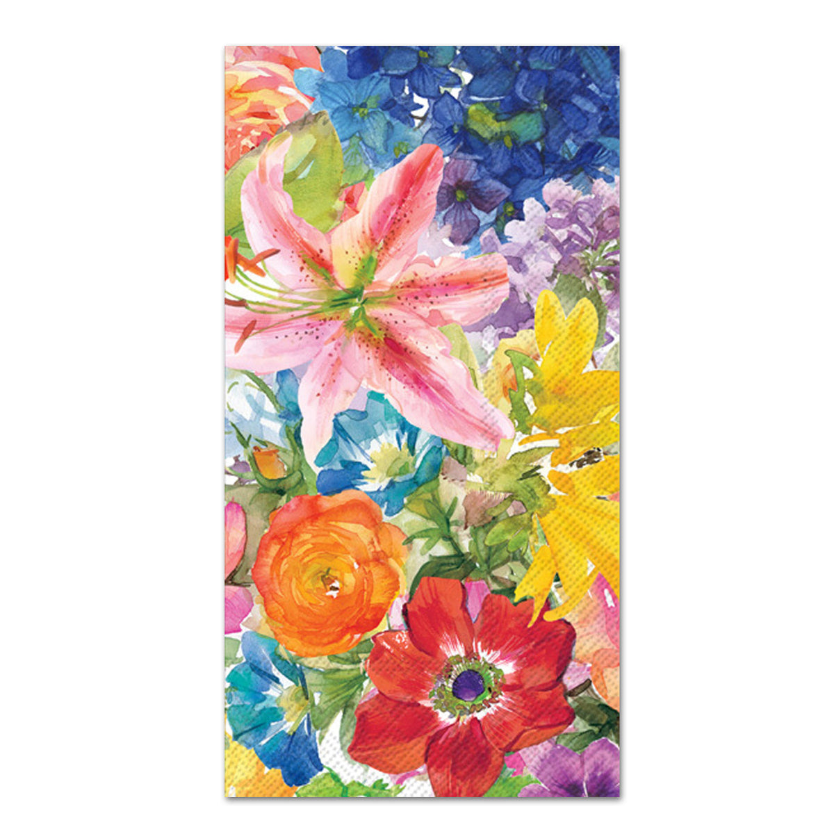 Abundant Flower Garden Paper Guest Towels - Buffet