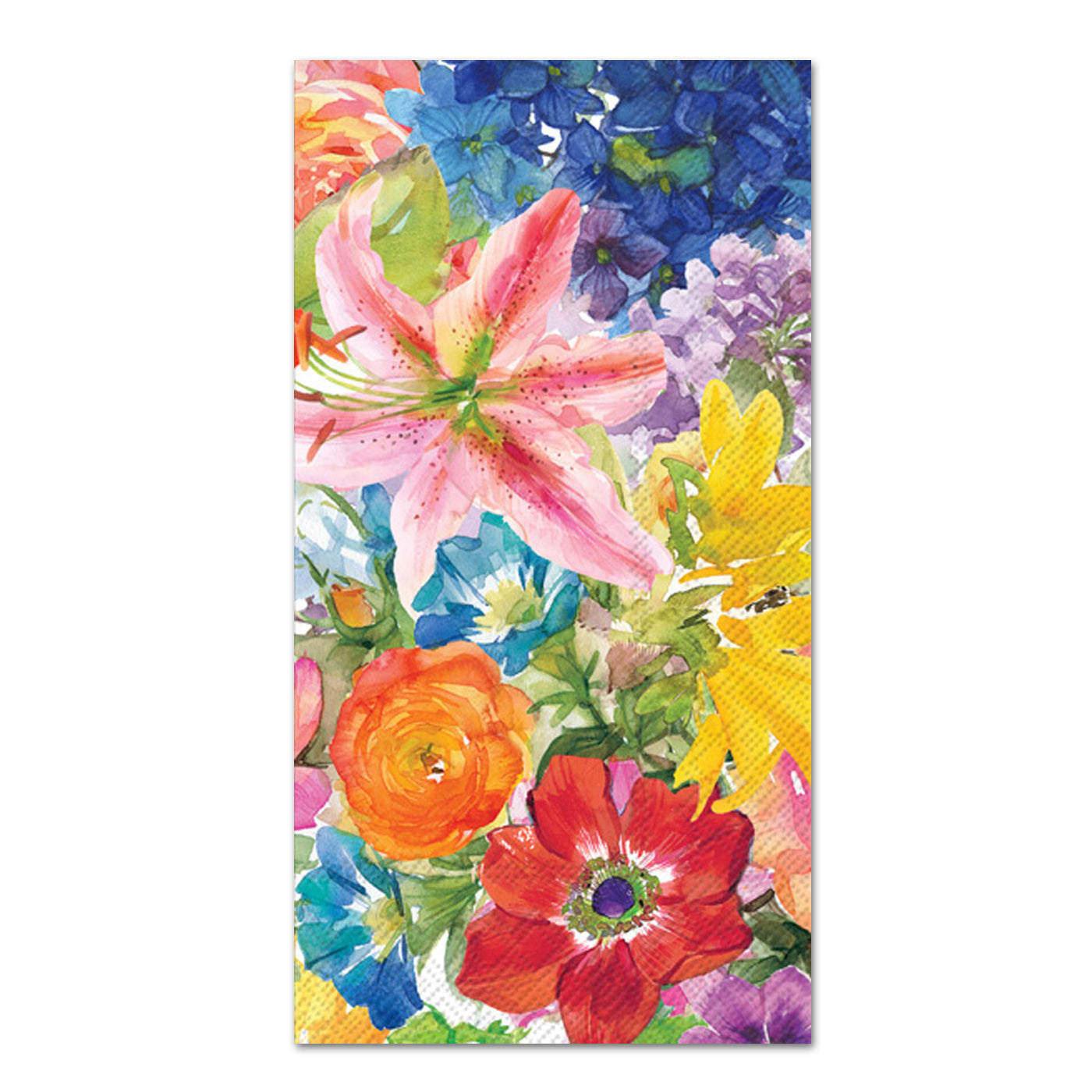 Abundant Flower Garden Paper Guest Towels - Buffet