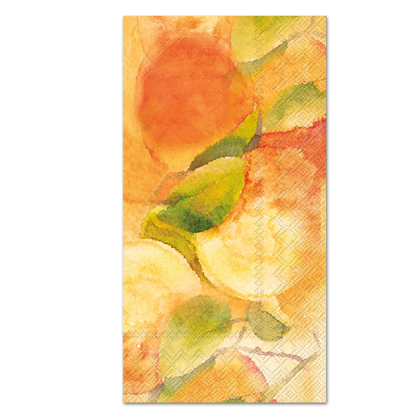 Clementine Orange Paper Guests Towels - Buffet Napkins