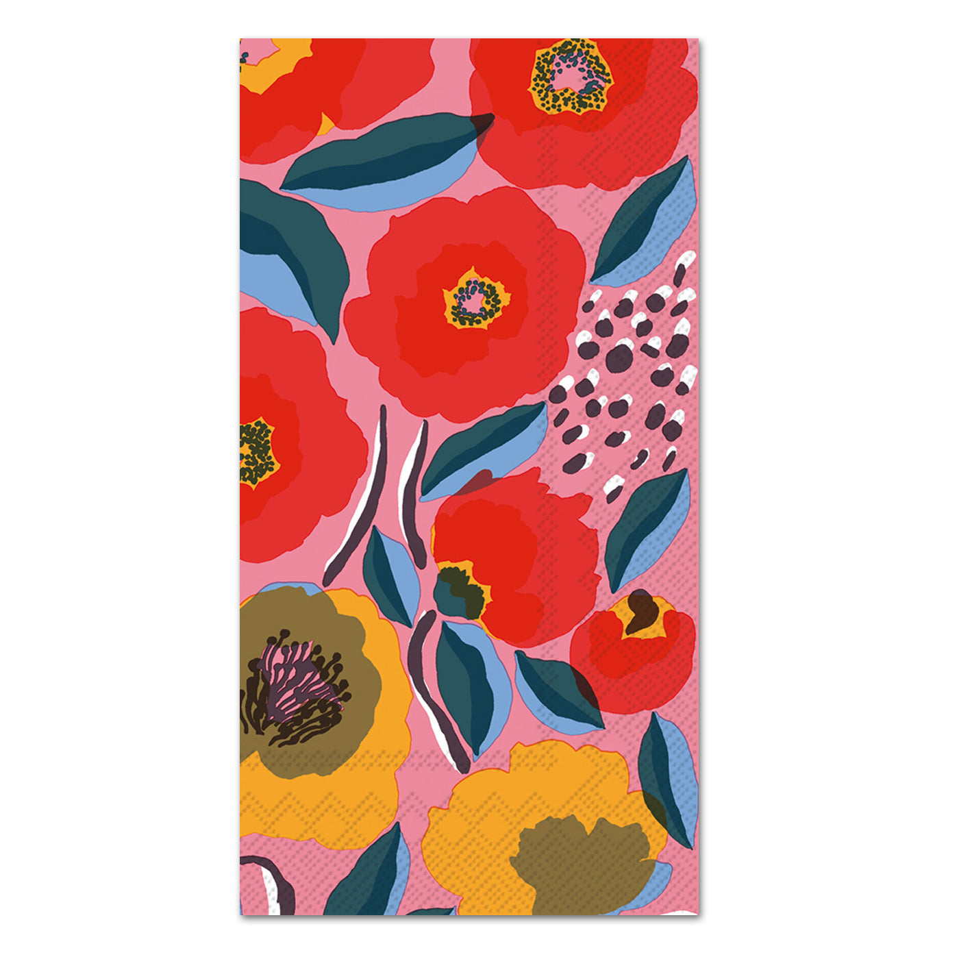 Rosarium Rose Paper Guest Towels - Buffet Napkins