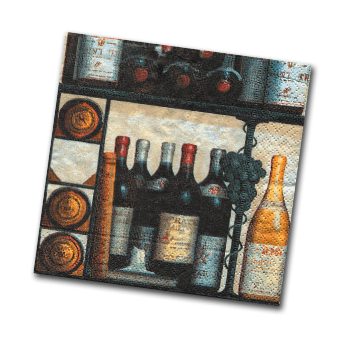 The Wine Cellar Paper Napkins - Beverage