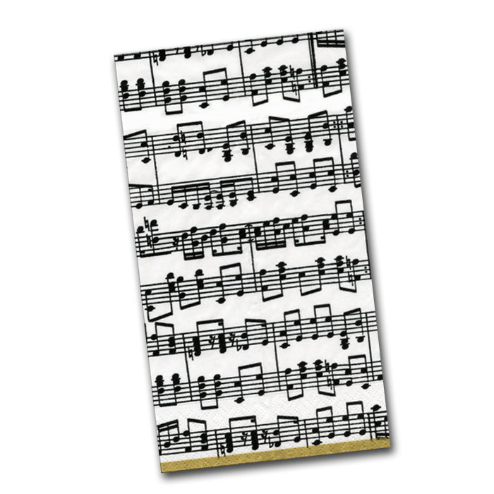 Musica Paper Guest Towels -Buffet Napkins