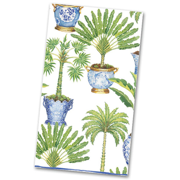 Caspari Potted Palms Guest Towels - Thumbnail 4