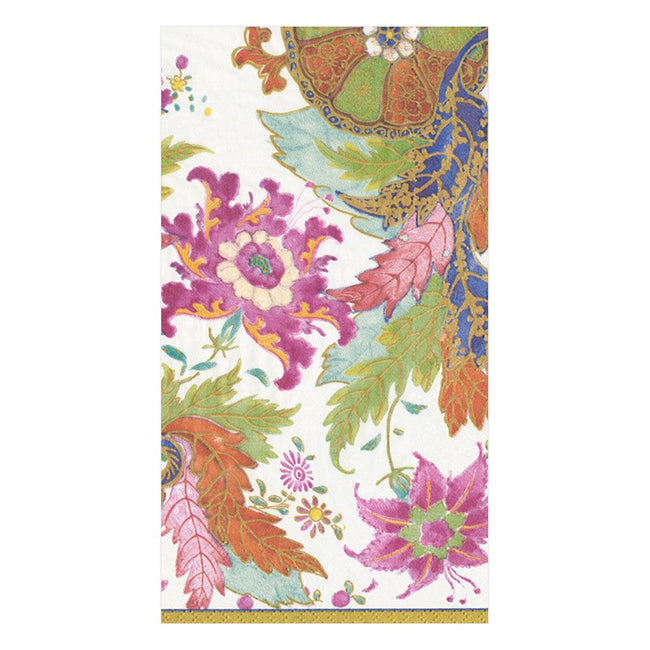 Tobacco Leaf Ivory Paper Guest Towels - Napkin