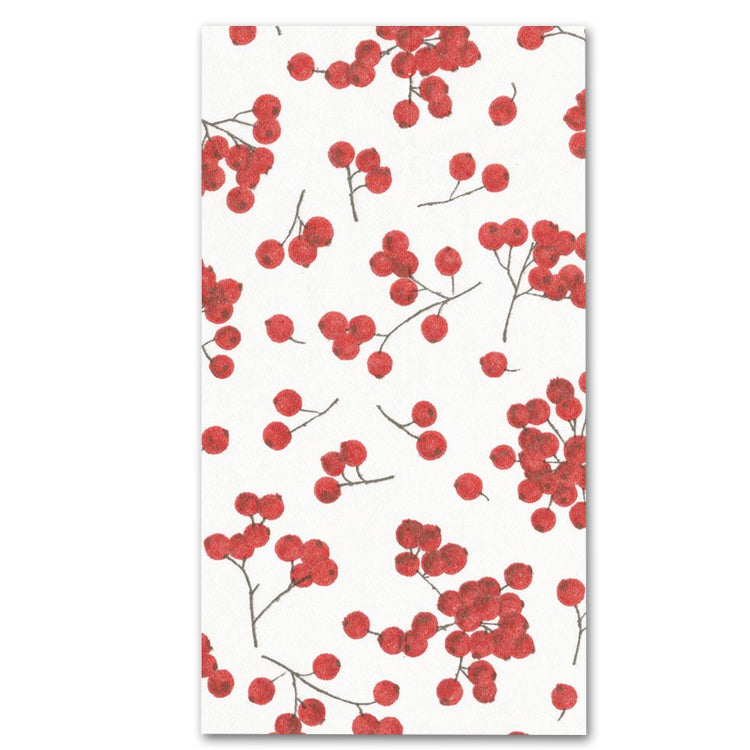 Berry Gathering Paper Linen Guest Towel - Buffet Napkins