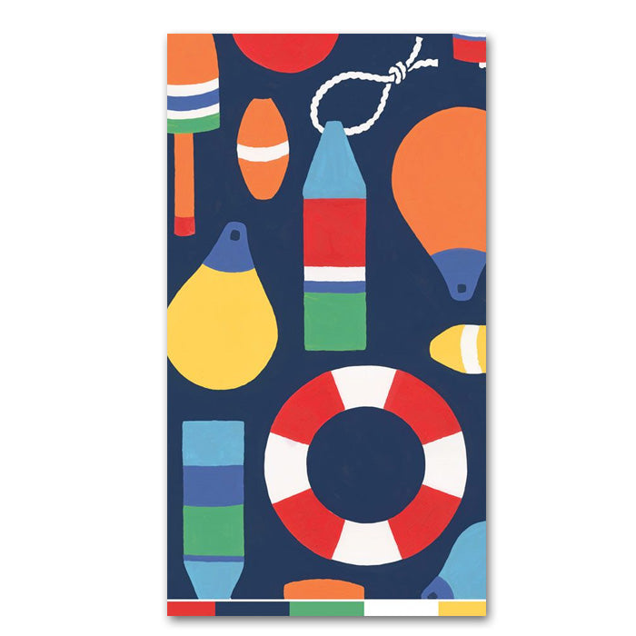 Harbor - Navy Paper Guest Towels, Buffet Napkins