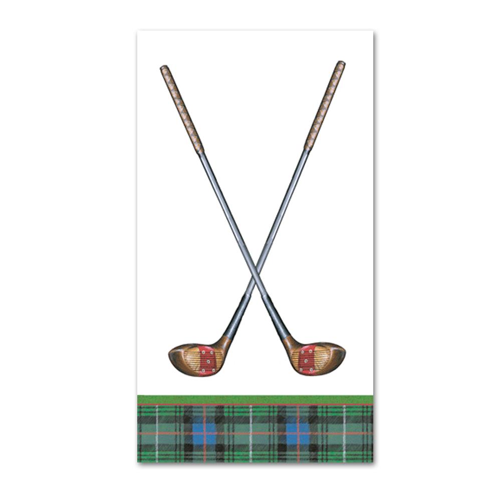 Golfing Paper Paper Guest Towels - Buffet Napkins