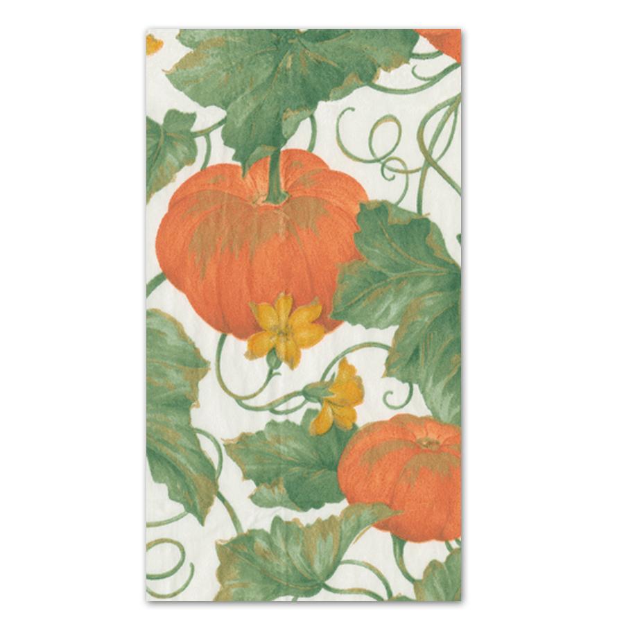 Heirloom Pumpkins Ivory Paper Guest Towels 