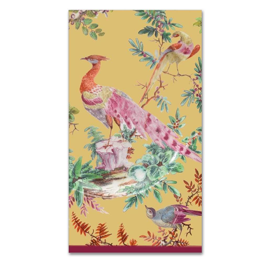 Chelsea Birds Gold Paper Guest Towels Napkins2go