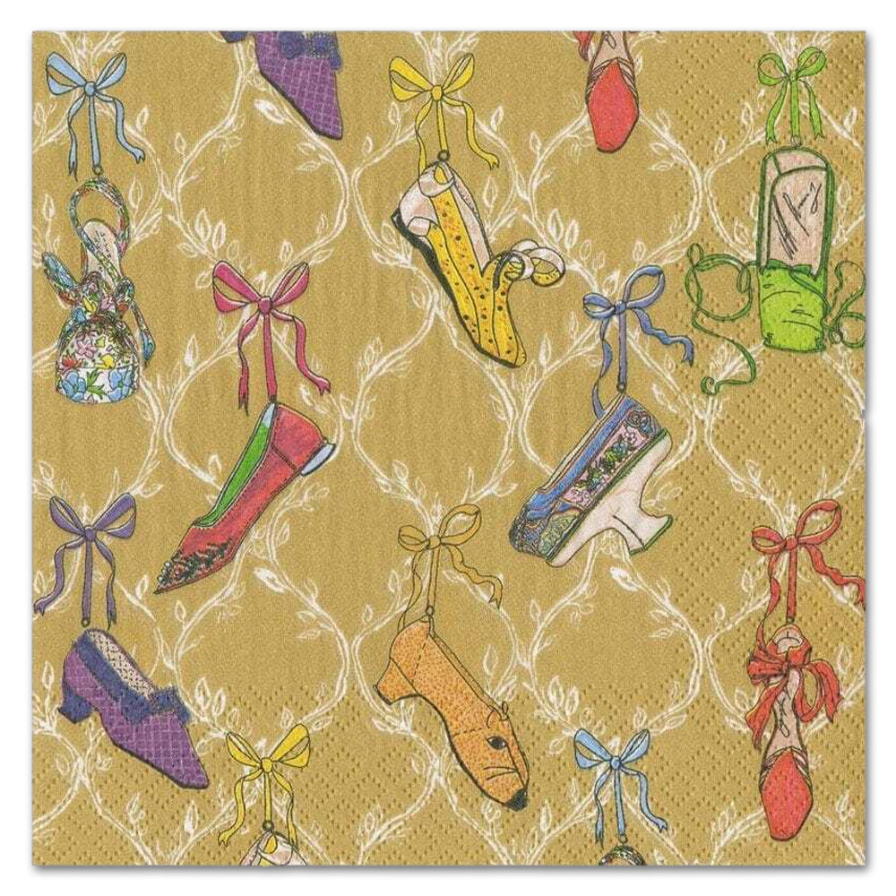 A History of Shoes Paper Luncheon Napkins