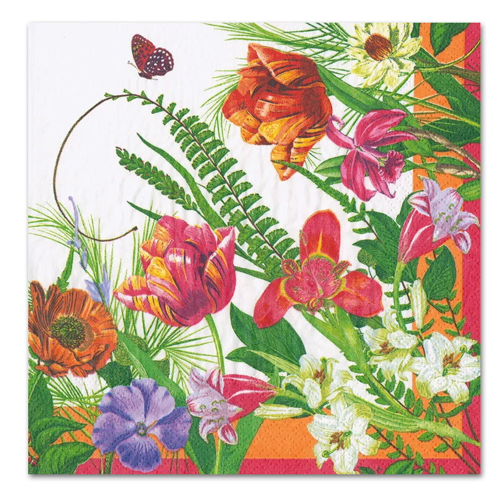 21+ Floral Paper Dinner Napkins