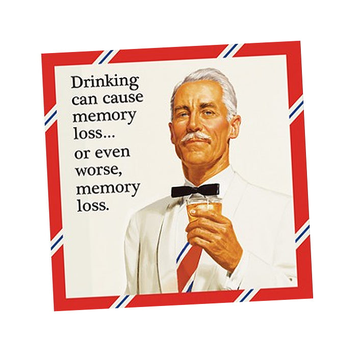 Memory Loss Funny Cocktail Napkins