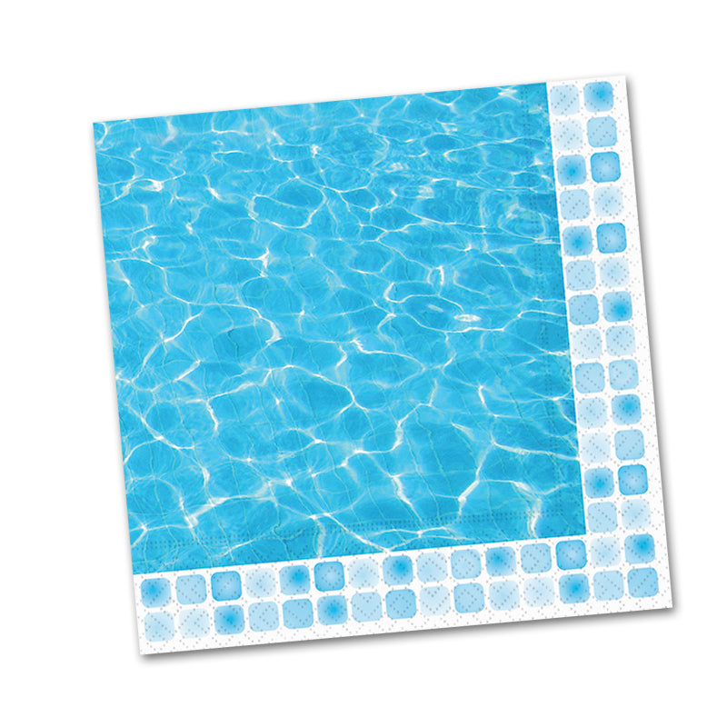 Poolside Paper Beverage Napkins
