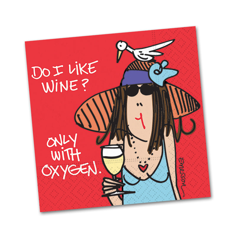 Do I Like Wine, Funny Cocktail Napkins