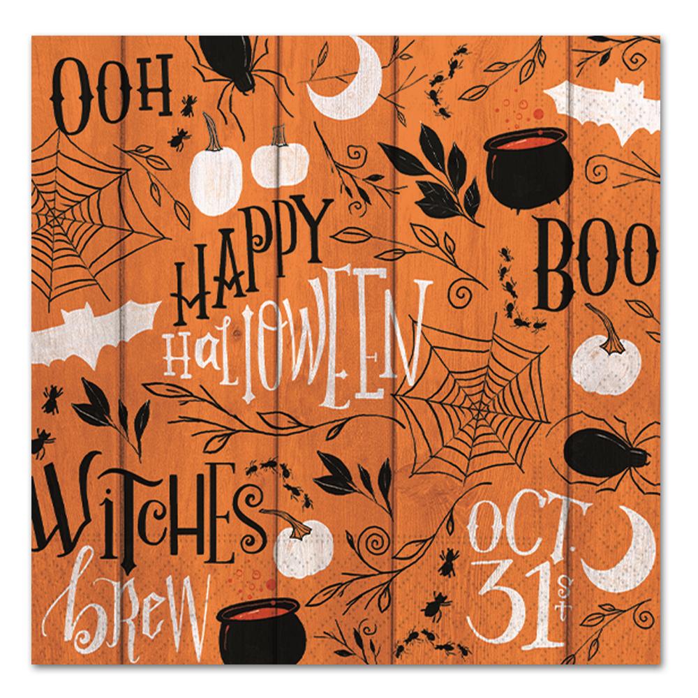 Happy Halloween Collage Paper Luncheon Napkins