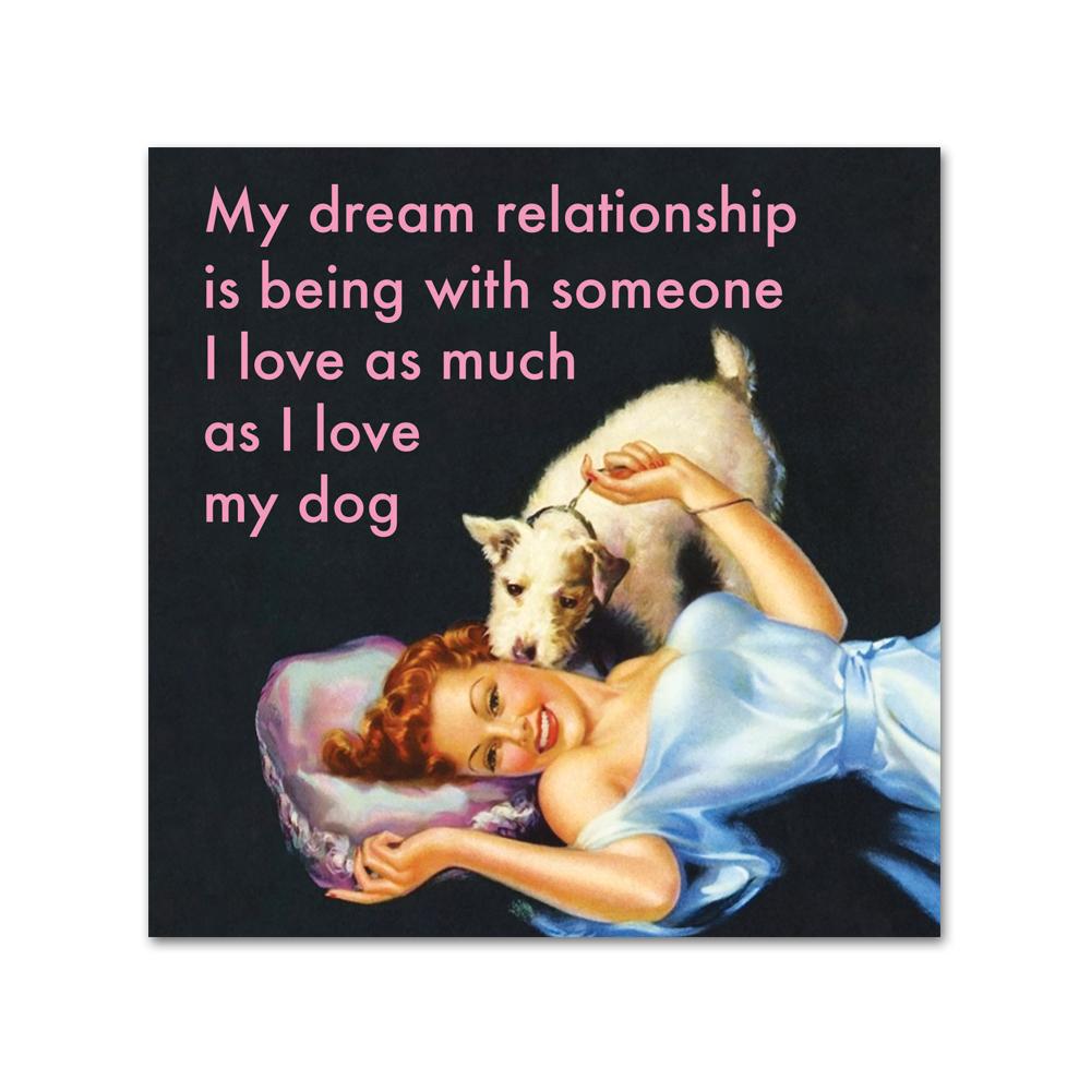 Dream Relationship Funny Cocktail Napkins