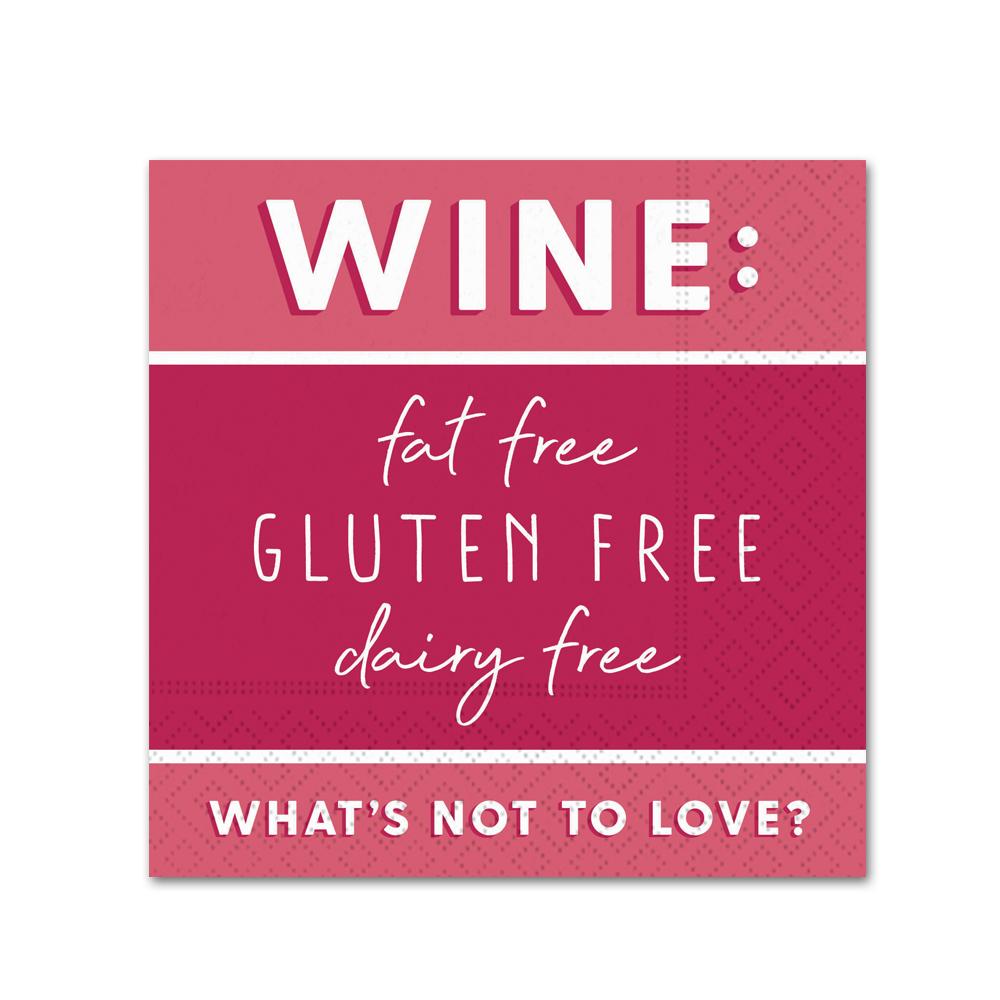 What's Not To Love Funny Cocktail Napkins