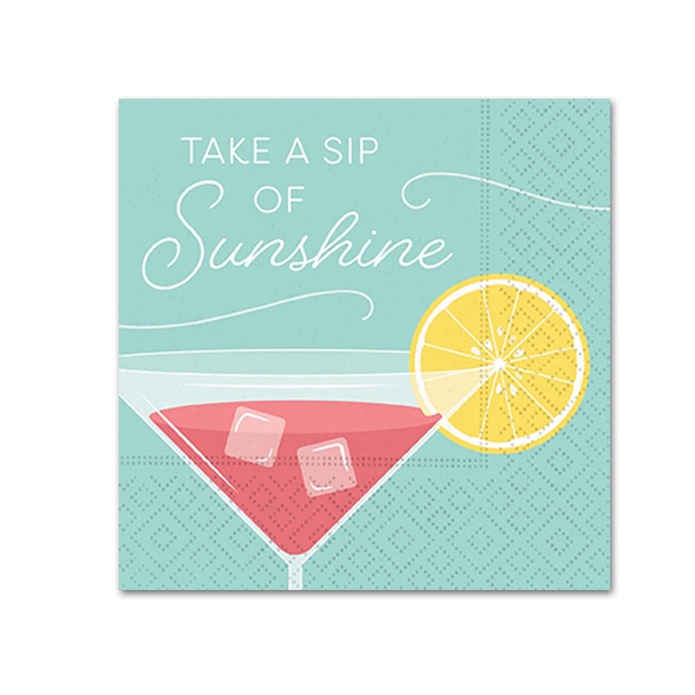 Sip Of Sunshine Cocktail Napkins