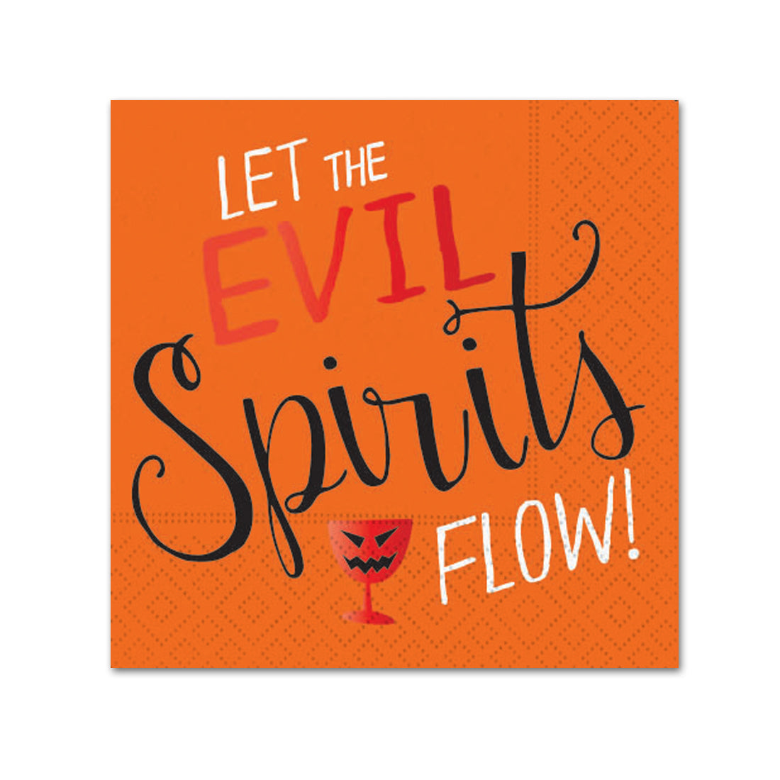 Evil Spirits Halloween Cocktail Napkins