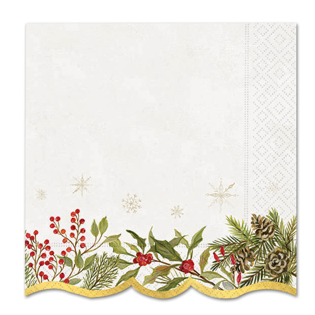 Merry Greenery Paper Luncheon Napkins