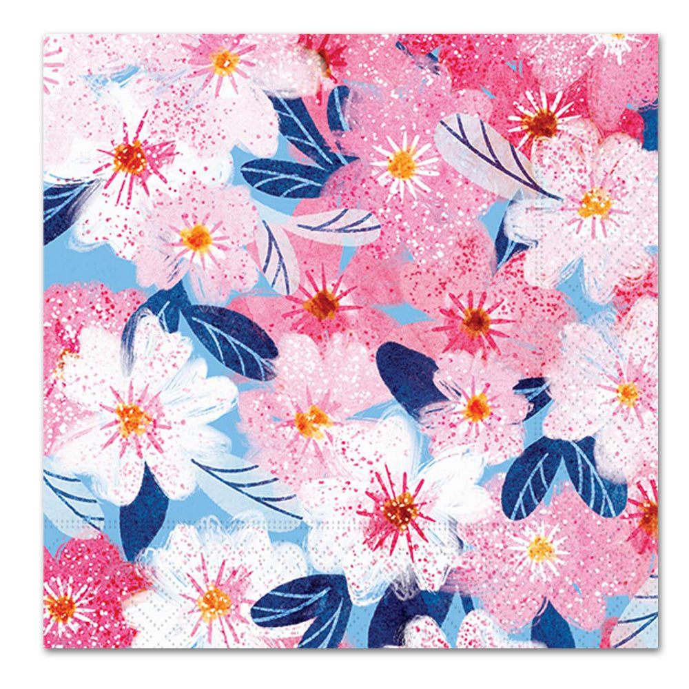 Cherry Blossoms Paper Luncheon Napkins