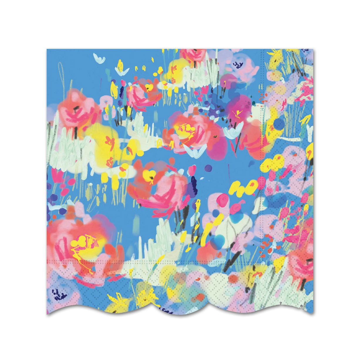 Wildflower Impressions Paper Beverage Napkins