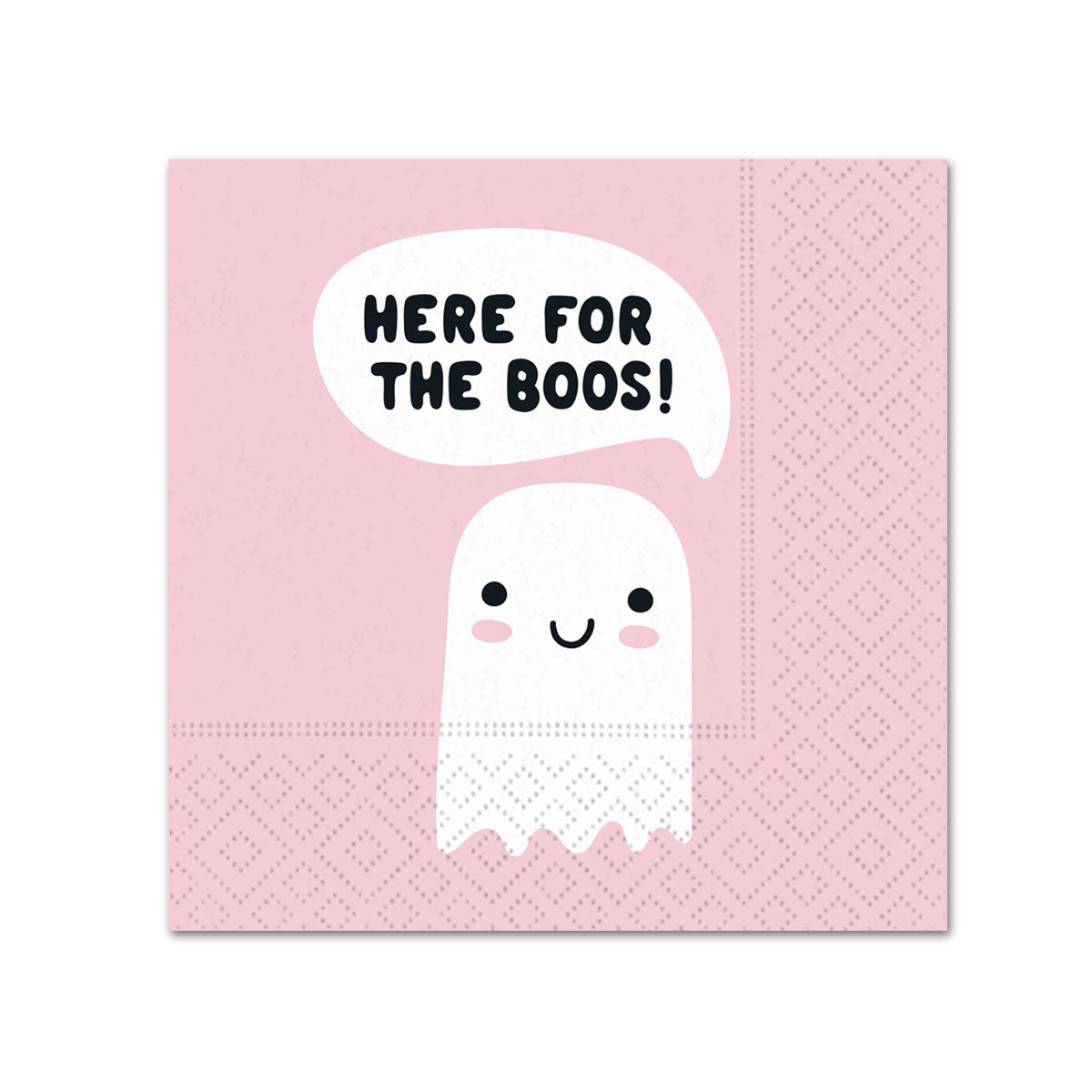 Here For The Boos Halloween Beverage Party Napkins