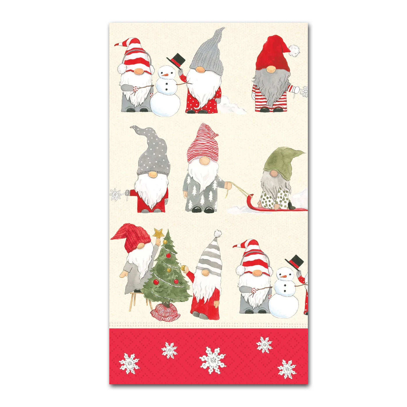 Winter Gnomes Paper Guest Towels