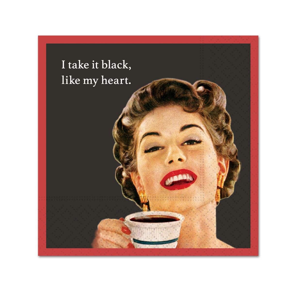 Like My Heart Funny Cocktail Napkins