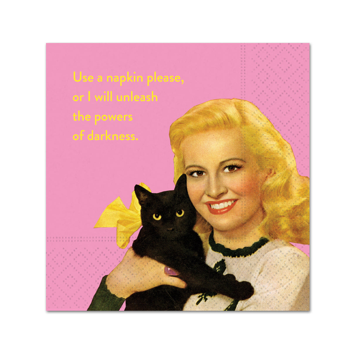 Manners Please Funny Cocktail Napkins