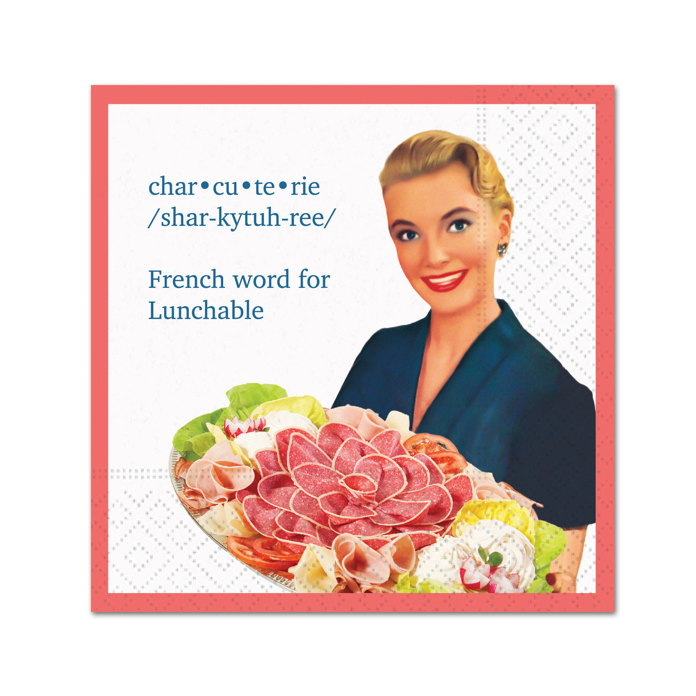 Charcuterie Funny Cocktail Napkins