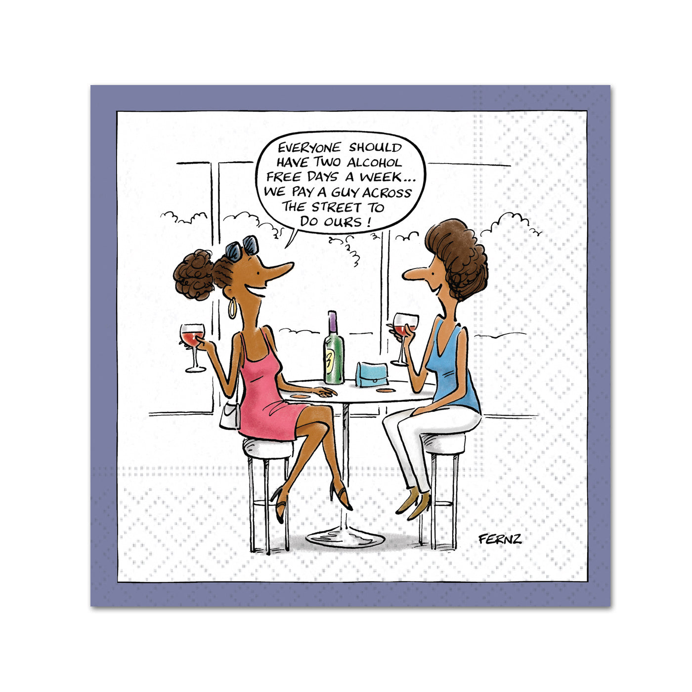 Alcohol Free Days Funny Cocktail Napkins