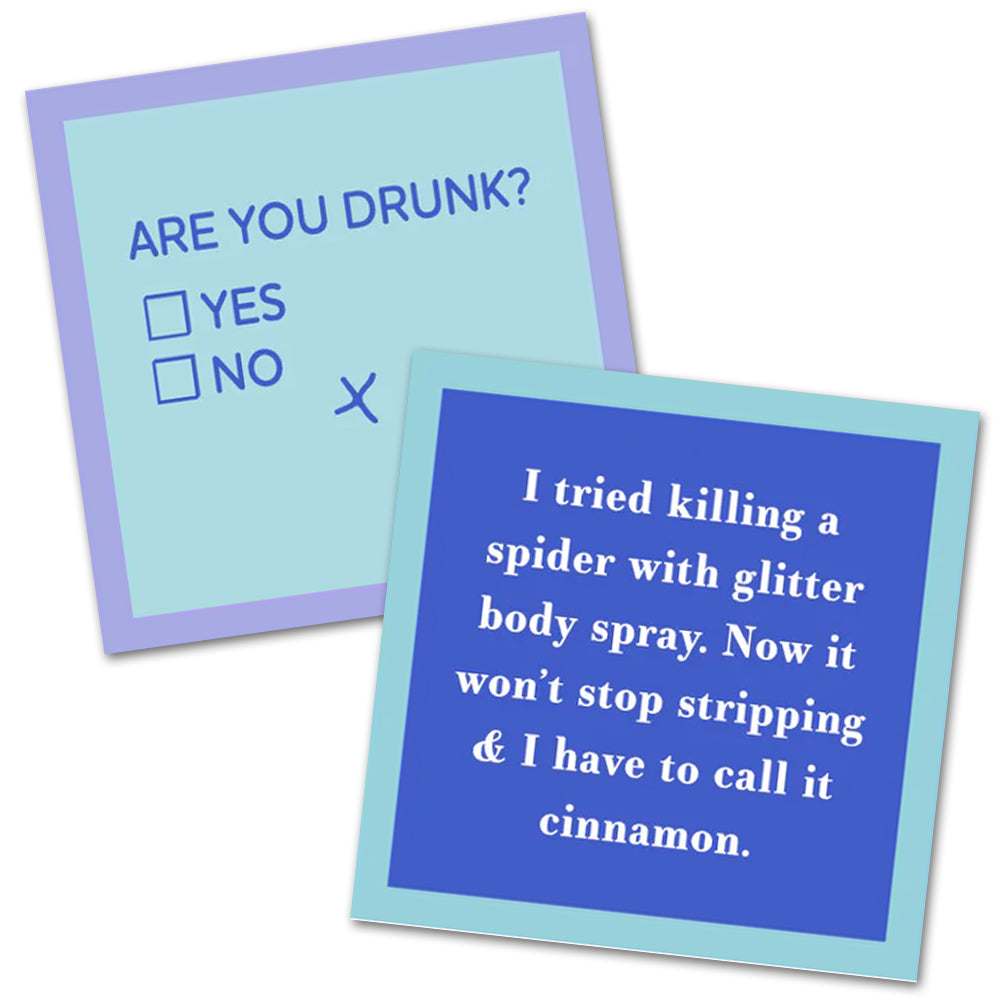 Are You Drunk - Double the Fun Cocktail Napkins 
