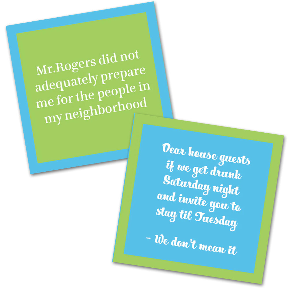 Mr. Rogers - Double the Fun Cocktail Napkins 