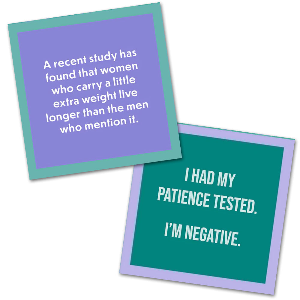 A Recent Study - Double the Fun Cocktail Napkins 