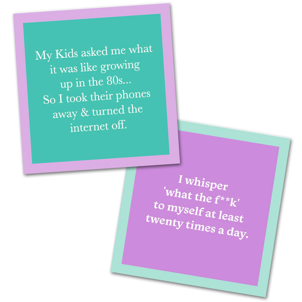 Growing Up in The 80's - Double the Fun Cocktail Napkins 