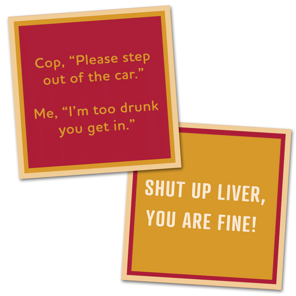 Too Drunk - Double the Fun Cocktail Napkins