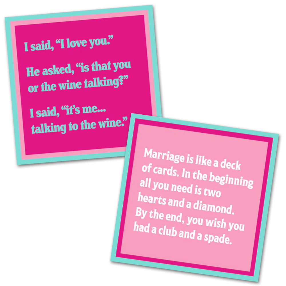 Wine Talking - Double the Fun Cocktail Napkins